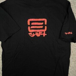 Vintage SHIFT MX T-Shirt Adult Red Logo Black Shirt Motocross Deadstock Size 2XL